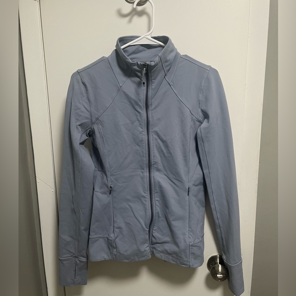 CALIA by Carrie Underwood Light Blue Full-Zip Jacket - Picture 1 of 3